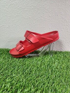 Birkenstock Arizona Essentials Slide-On Sandal Red NEW waterproof Men Size 11